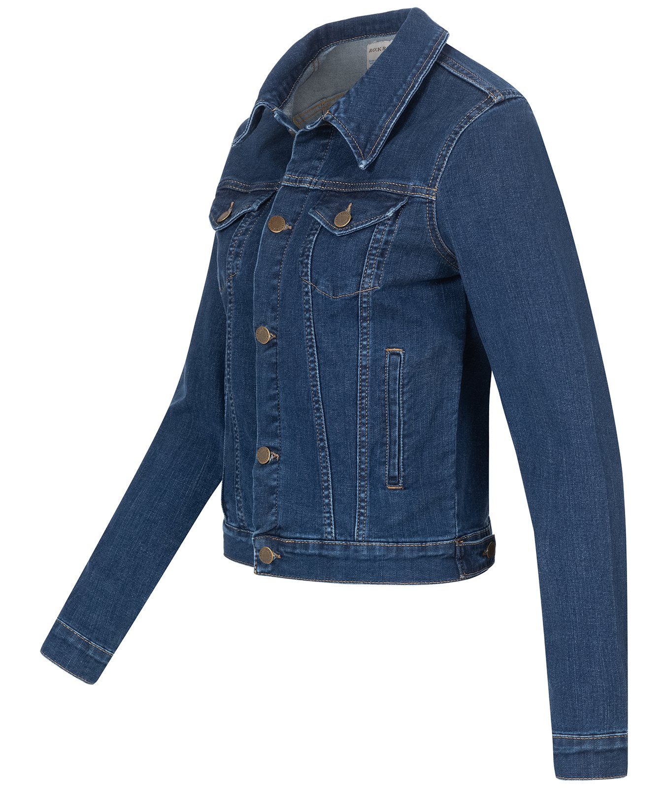 Rock Creek Jeansjacke Damen Jeansjacke Denim günstig online kaufen