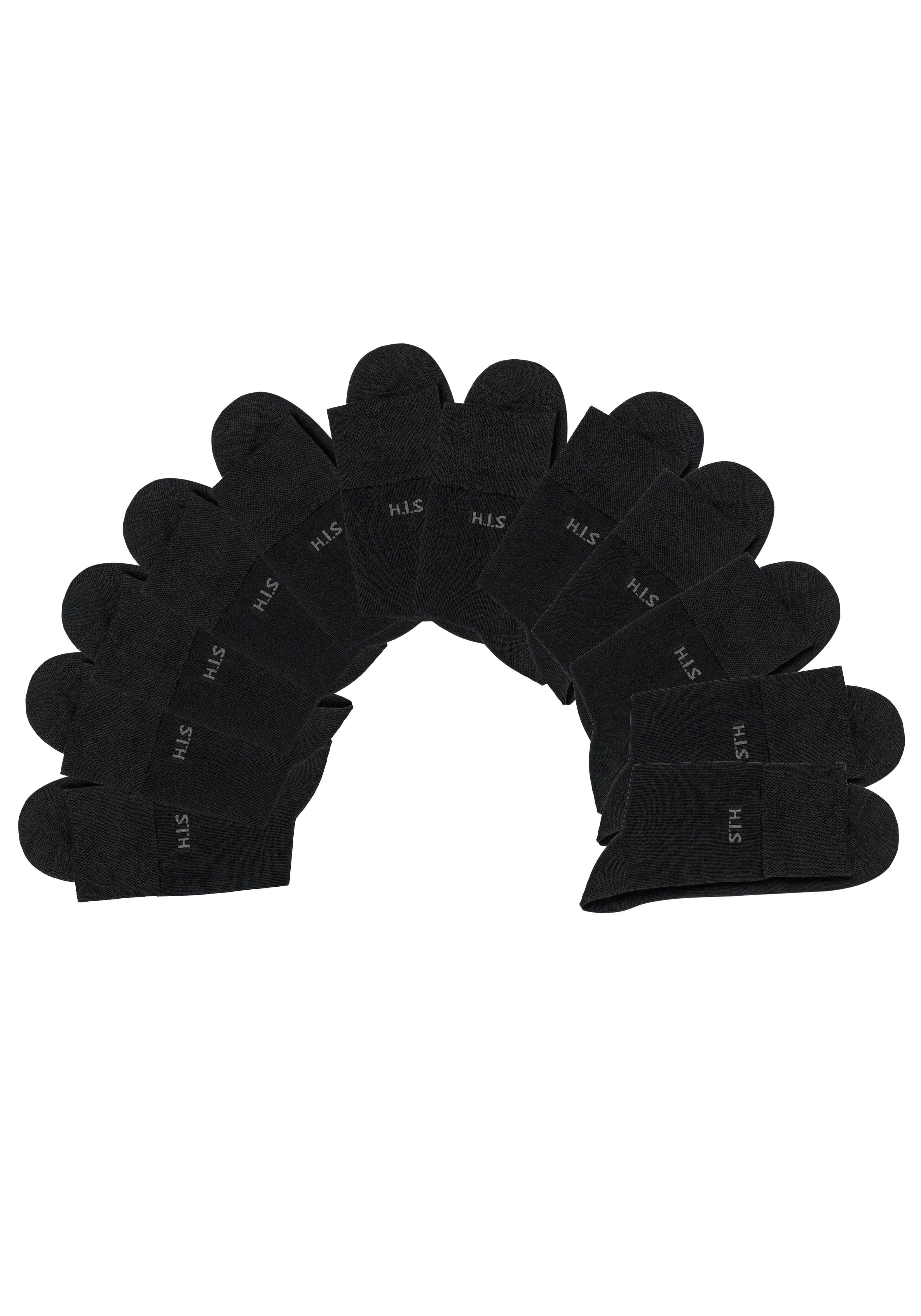 H.I.S Socken (Packung, 12-Paar) ohne einschneidendes Gummi günstig online kaufen