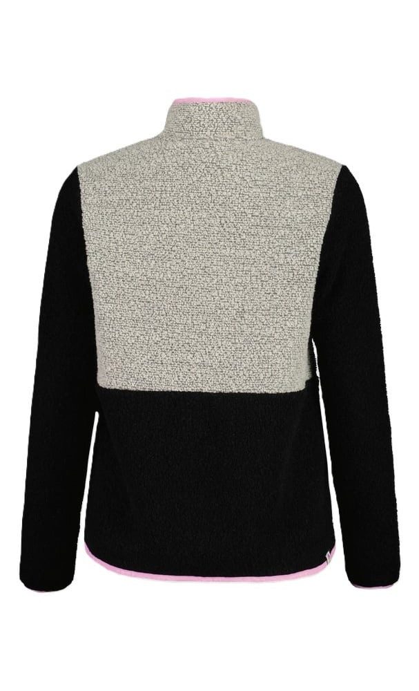 Maloja Fleecejacke VallettaM Mountain Fleece (Wolljacke, warm) schwarz/grau Damen