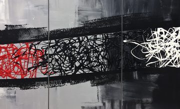 WandbilderXXL XXL-Wandbild Flow Of Emotions 210 x 70 cm, Abstraktes Gemälde, handgemaltes Unikat