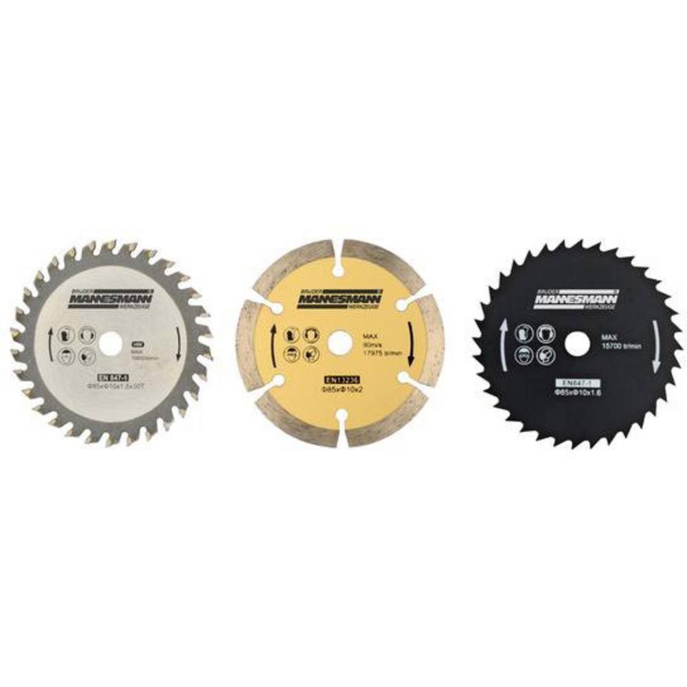 Brüder Mannesmann Werkzeuge Handkreissäge Mini-Handkreissäge, 600 Watt M12891
