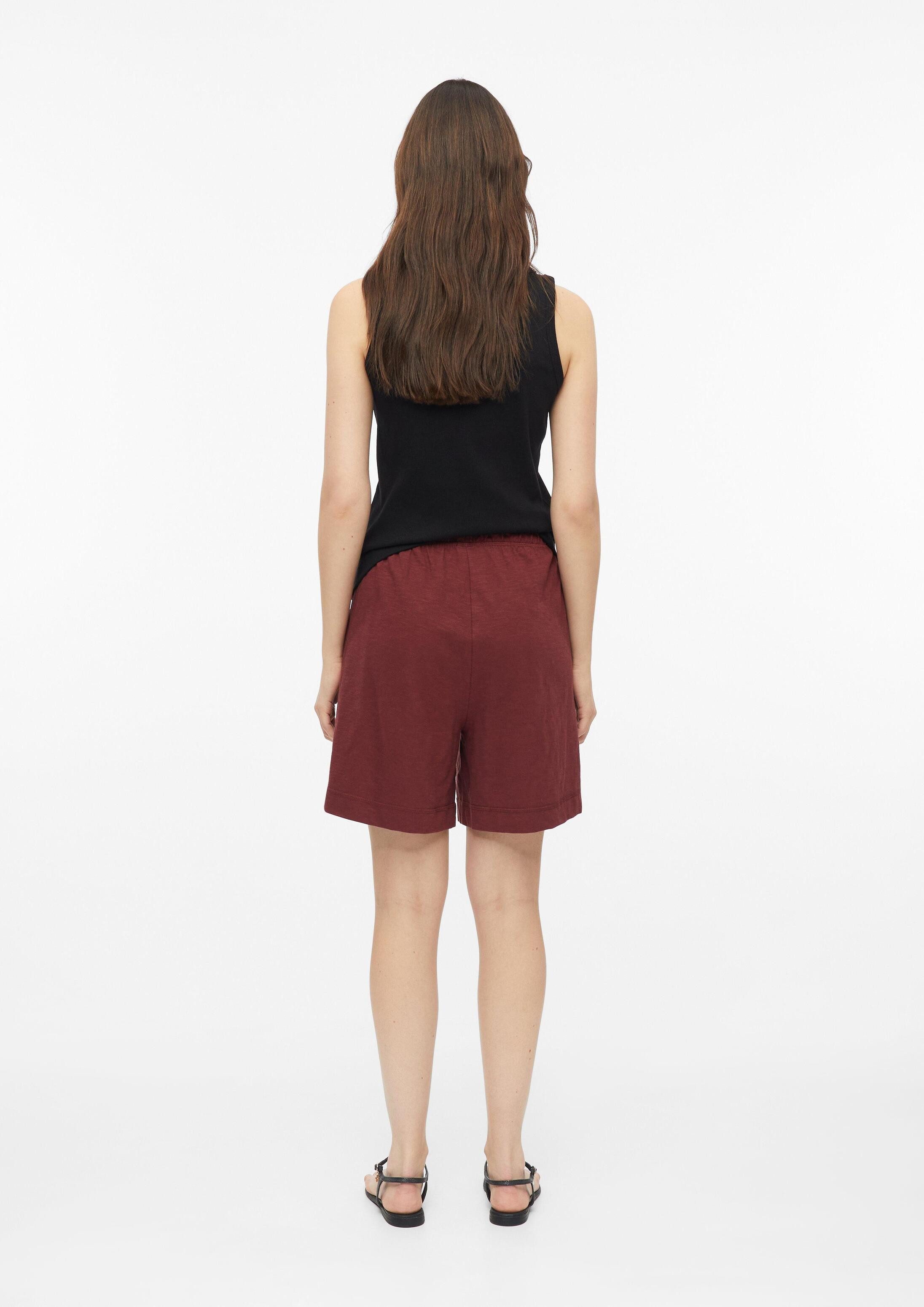 s.Oliver Shorts Hose Jerseyshorts in Flammgarnstruktur