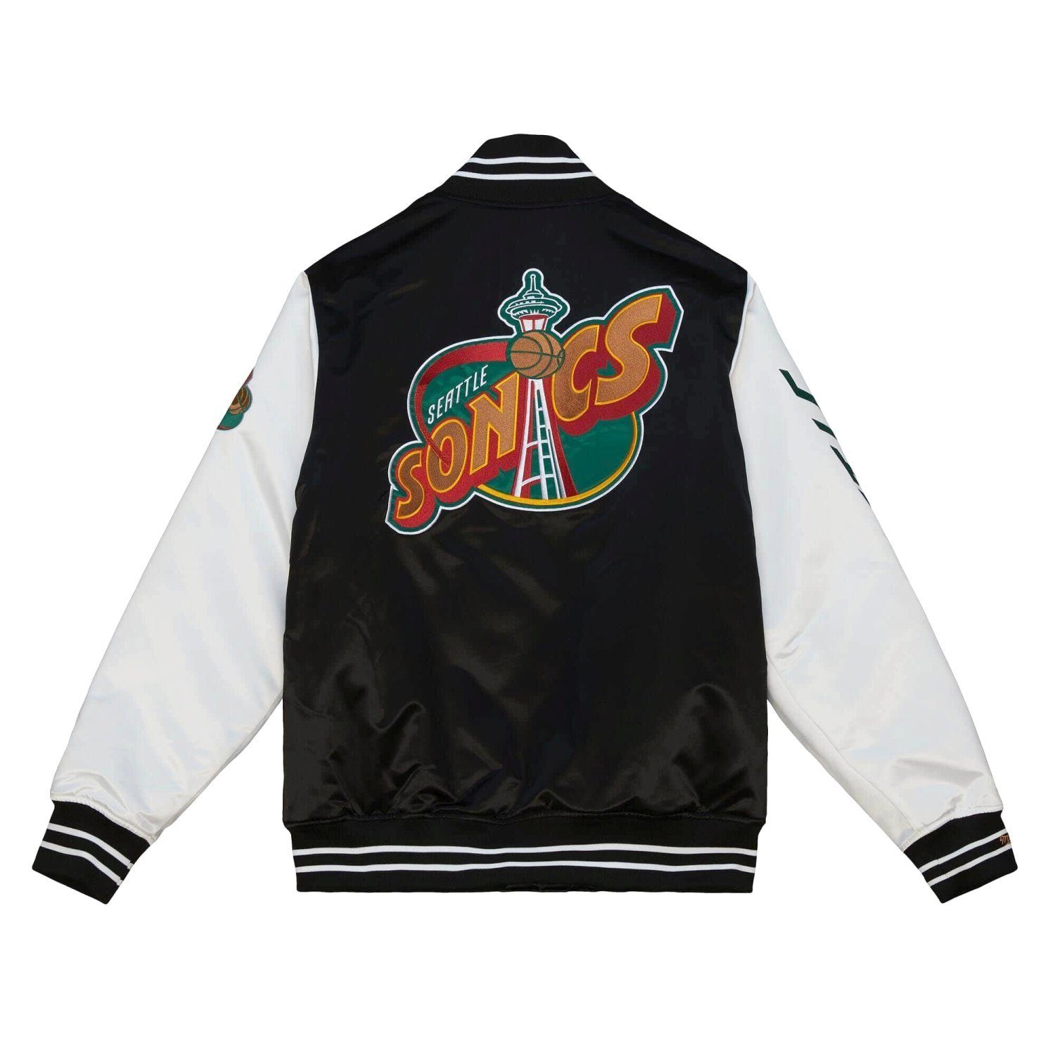 Satin Varsity NBA & Mitchell SuperSonics Ness Seattle Winterjacke