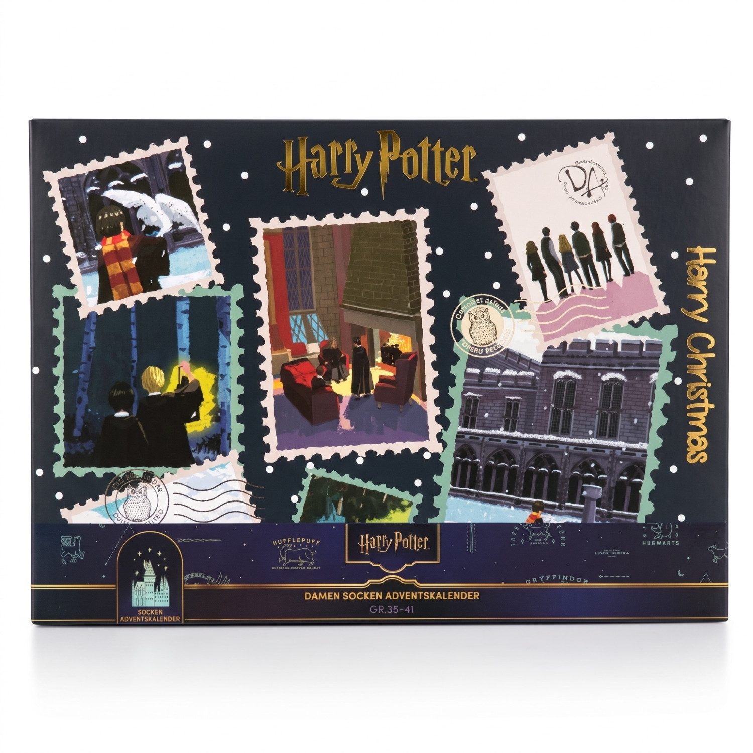 Sockswear Freizeitsocken HARRY POTTER DAMEN Adventskalender 12Paar Socken 35-41 HARRY CHRISTMAS