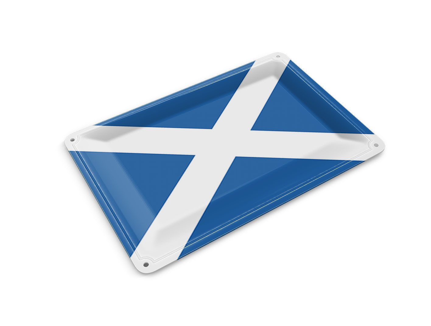 Femer GmbH Postkarte Flagge Schottlands 14x10 cm Flag of Scotland, unfrankiert