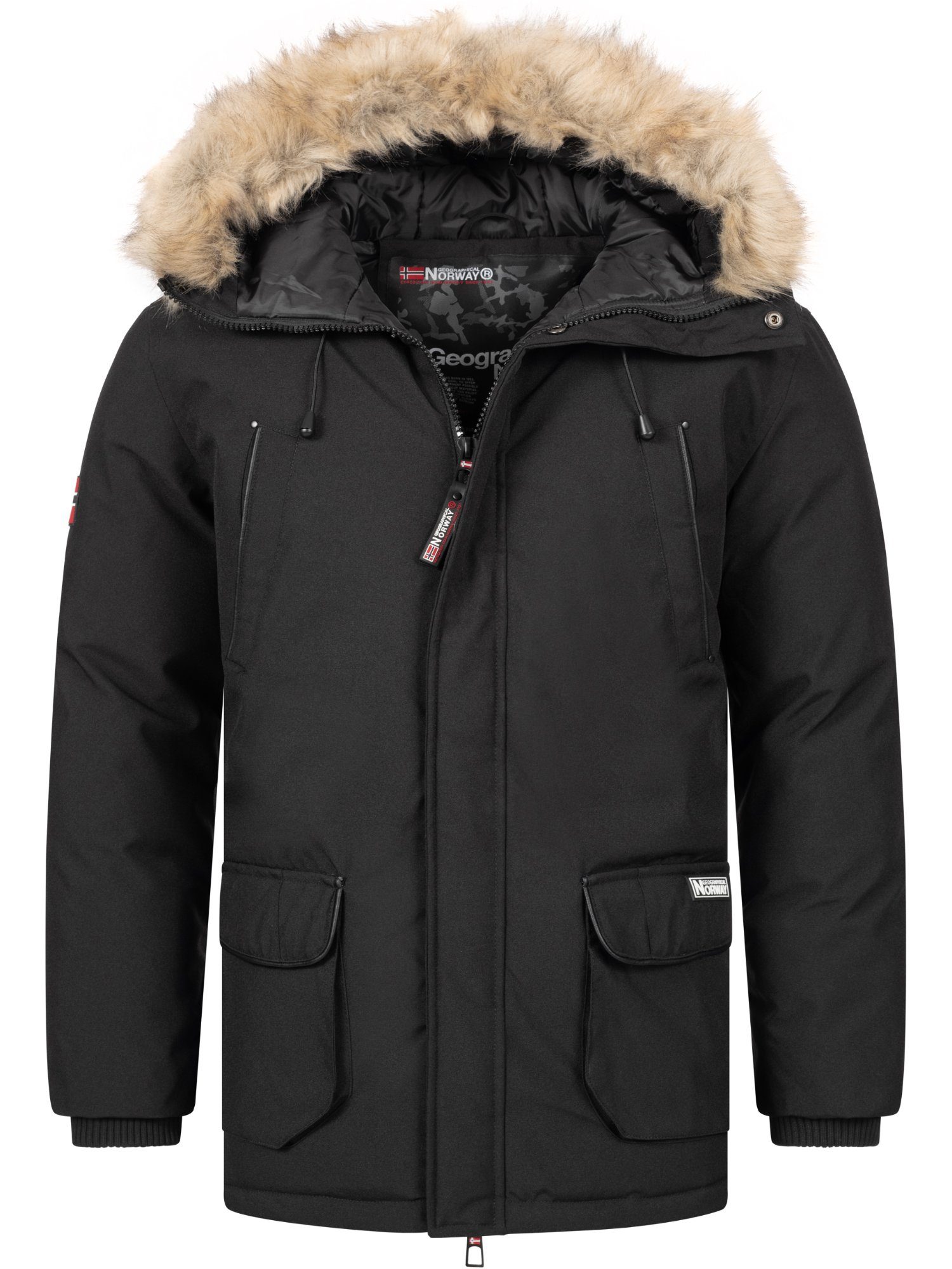 Geographical Norway Winterjacke Herren Winterjacke Parka H-355