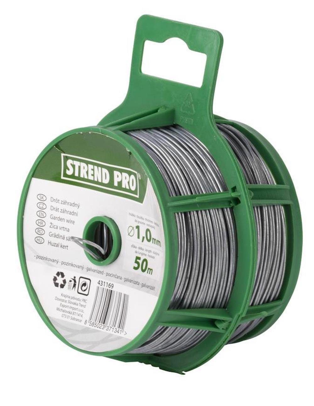 Gartenzaun Draht, Gartendraht, Bindedraht, Basteldraht, 1,00mm L-50m PVC-Coil