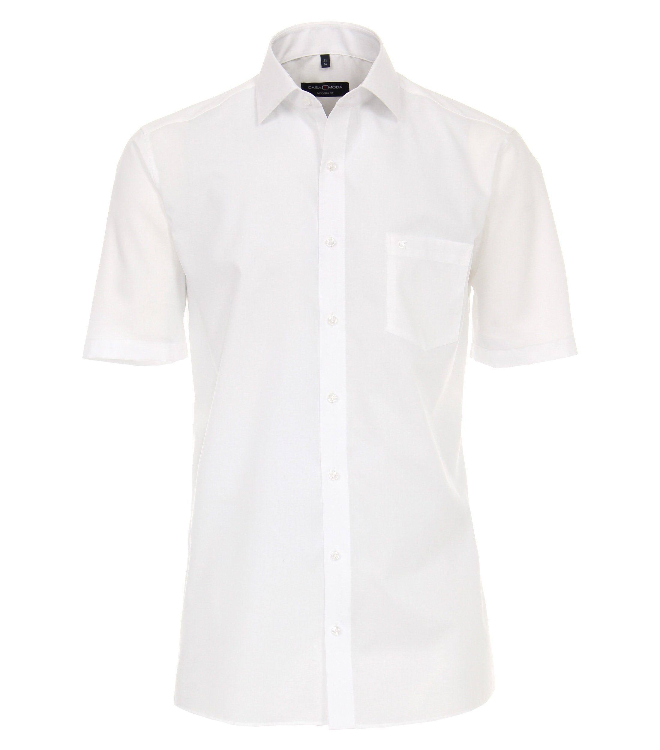 CASAMODA Kurzarmshirt Popeline Hemd Halbarm uni 008530. € 49,99
