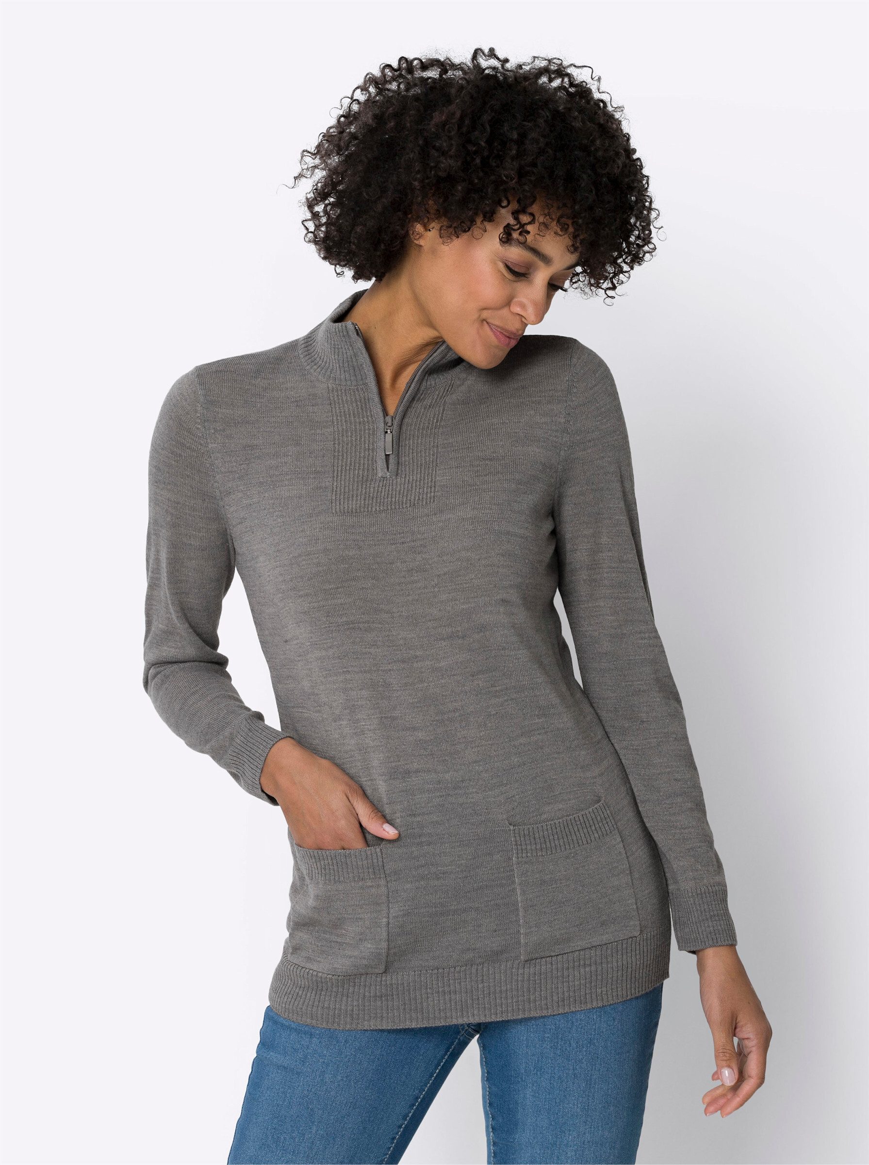 Strickpullover Pullover Langarm Jersey
