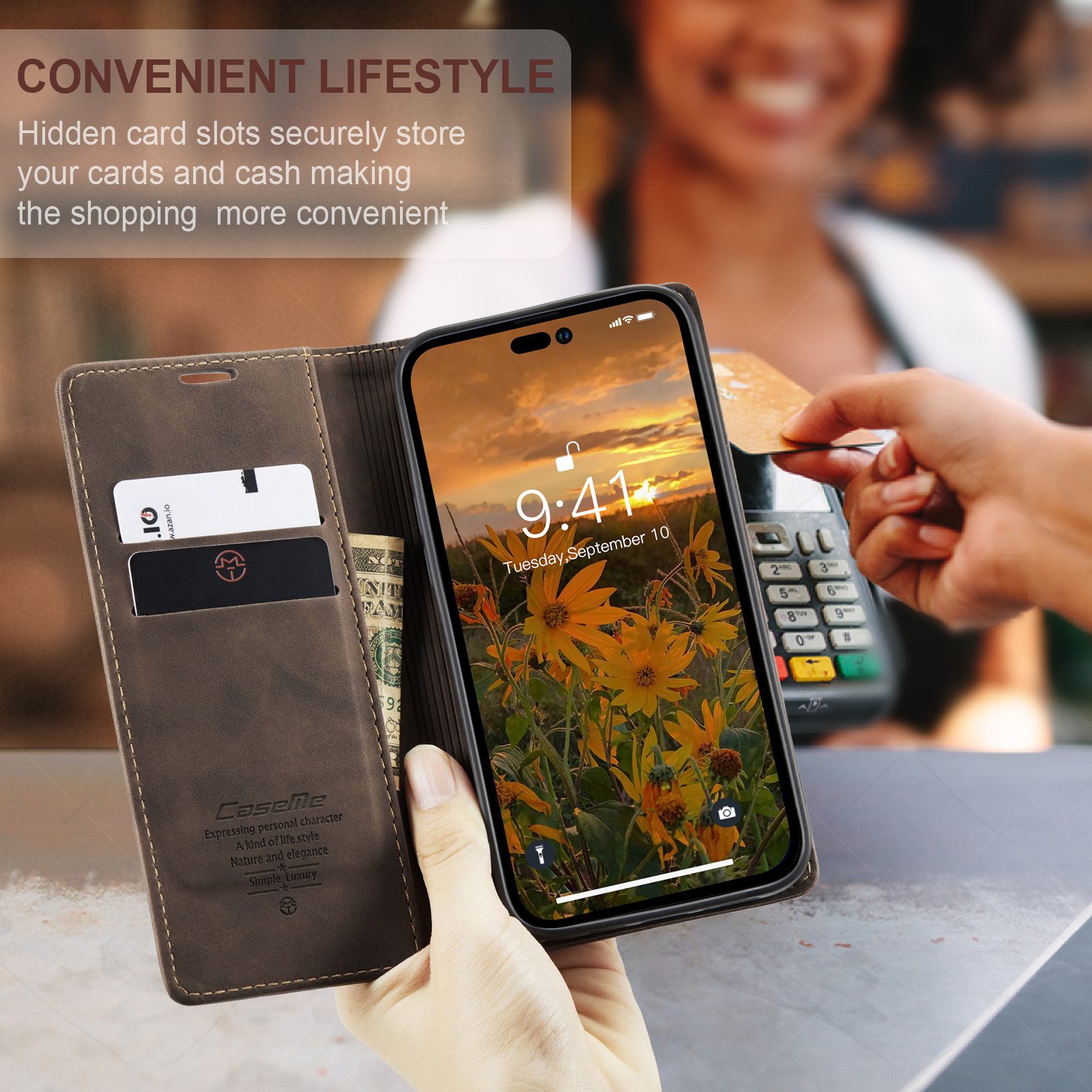 trends for living Handyhülle Hülle Tasche Cover für One Plus 7 8 11 12 13 Pro Nord 8T Klapp Case