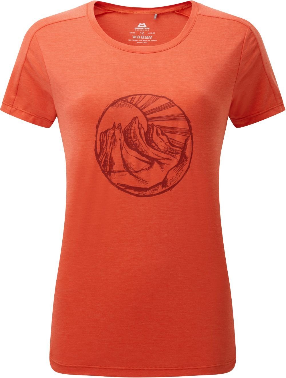 Mountain Equipment T-Shirt Headpoint Rising Sun Womens Tee