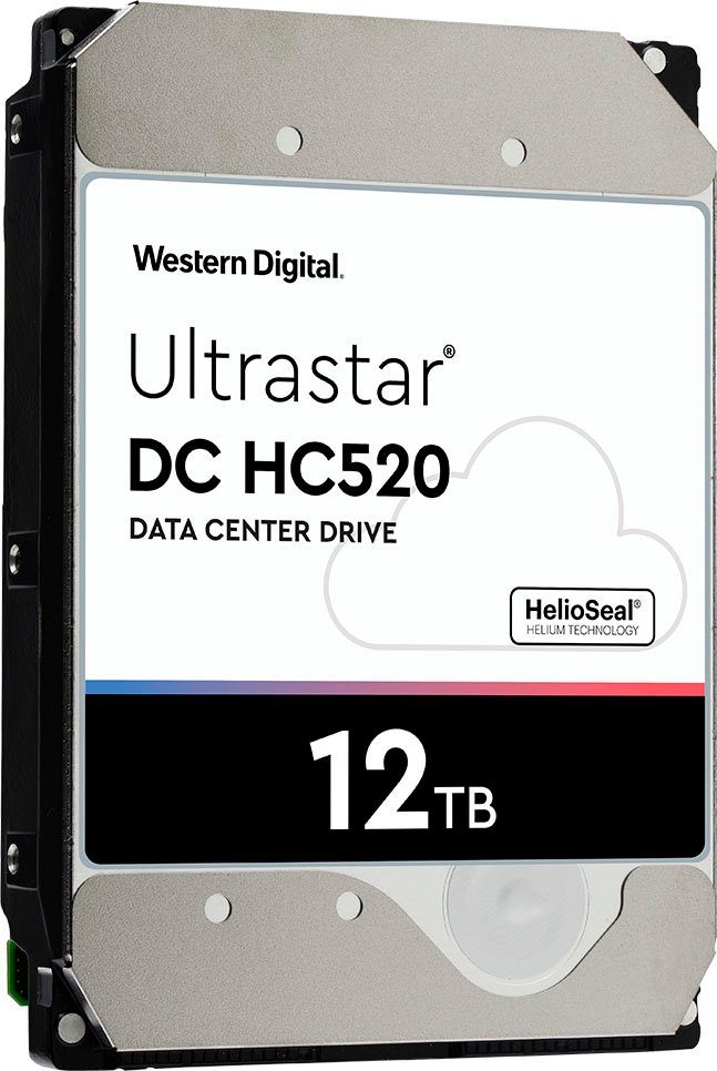 Image of Western Digital »Ultrastar DC HC520, 512e Format, ISE« HDD-Festplatte 3,5" (12 TB), Bulk)