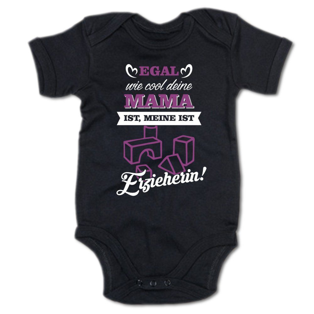 Kurzarmbody Egal wie cool deine Mama ist, meine ist Erzieherin!