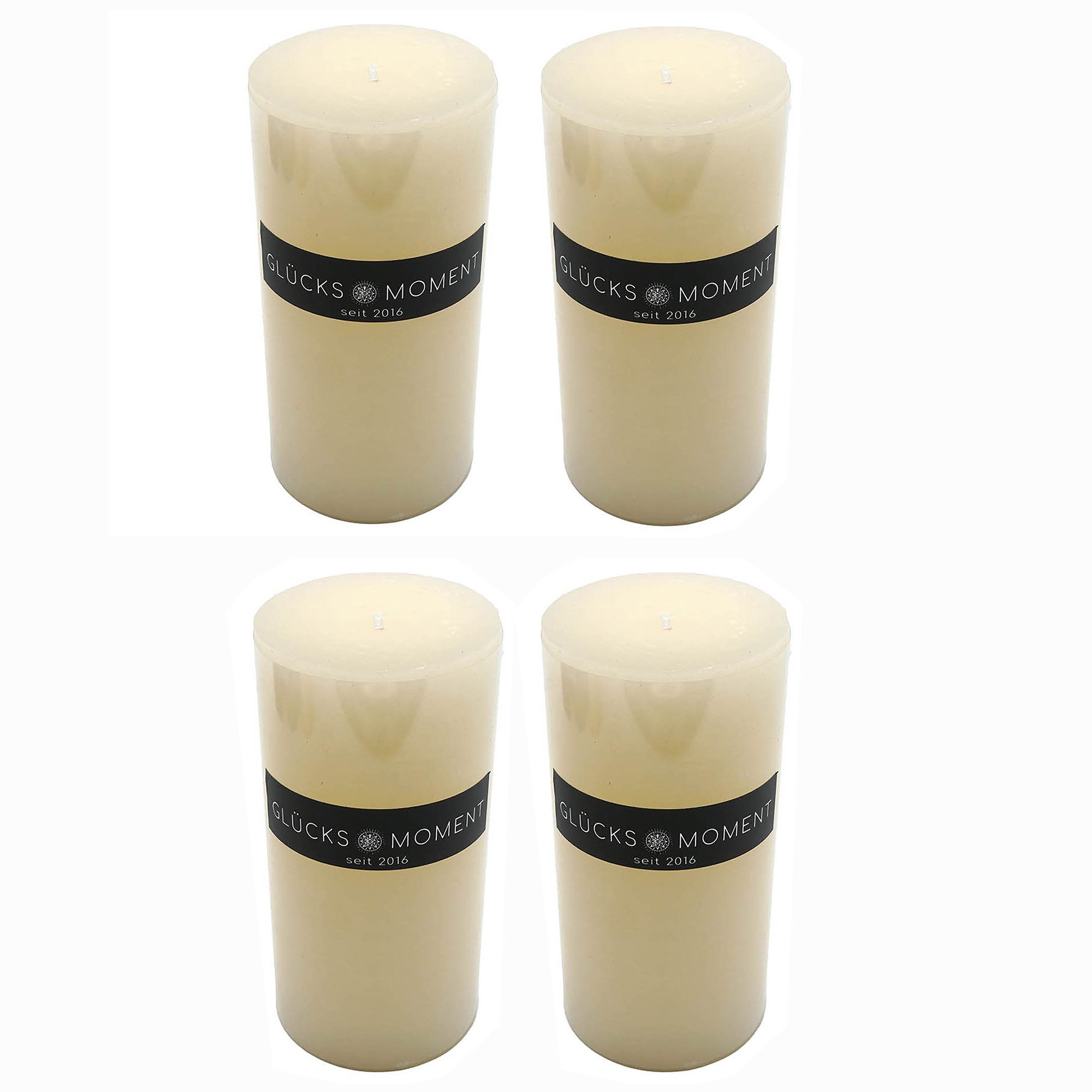 Annastore Stumpenkerze 4-TLG. Set Kerzen Rustik Stumpenkerze Adventskranz K günstig online kaufen