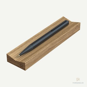 PURE & ANALOG Dekoablage Pen Tray Stiftehalter, Hochwertiges Massivholz