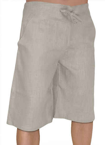 SCHAZAD Leinenhose Bermuda Leinenhose