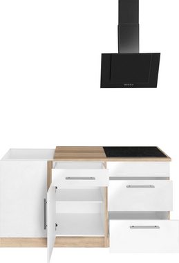 wiho Küchen Winkelküche Cali, mit E-Geräten, Stellbreite 230 x 170 cm