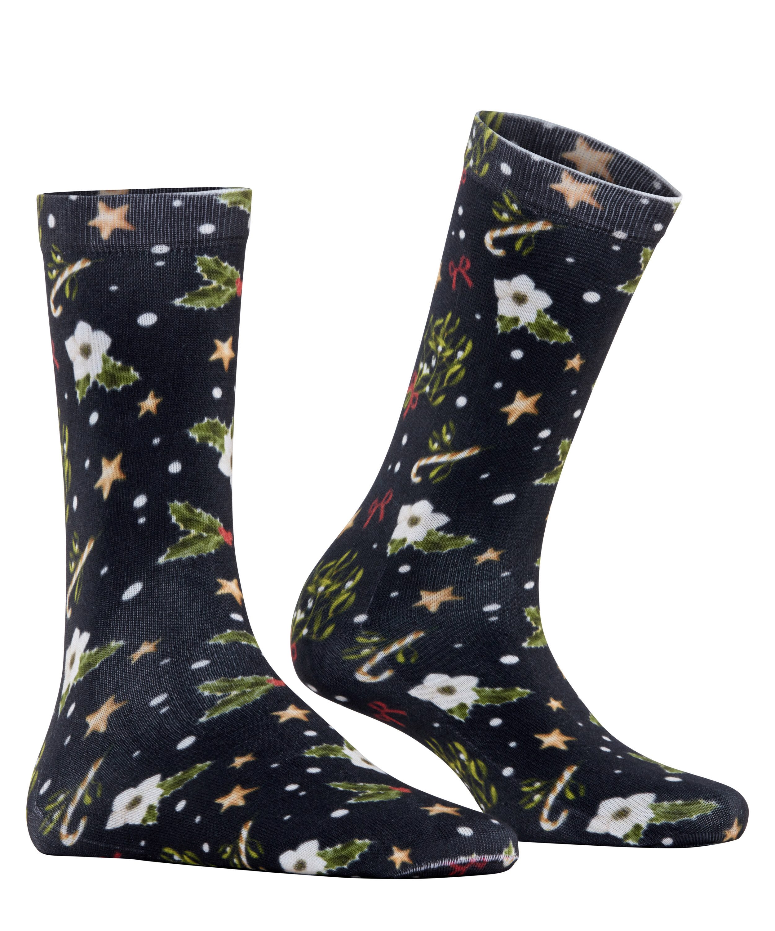 Burlington Socken Fancy Christmas Socken (1-Paar)