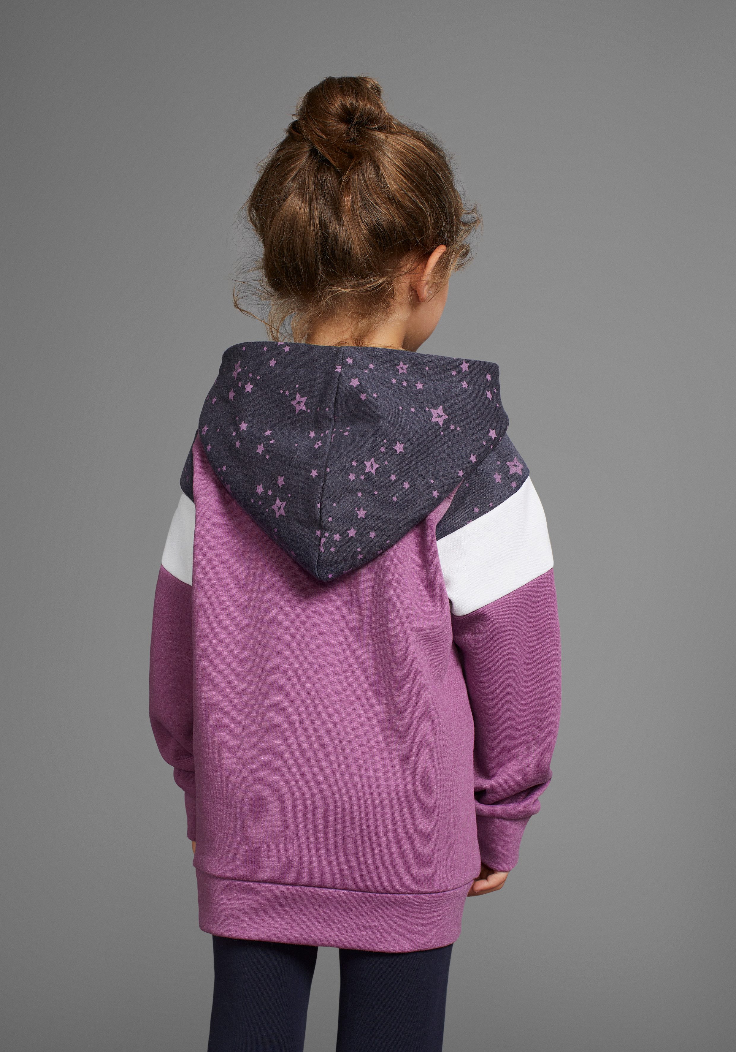 KangaROOS Kapuzensweatshirt Colorblocking, für kleine Mädchen
