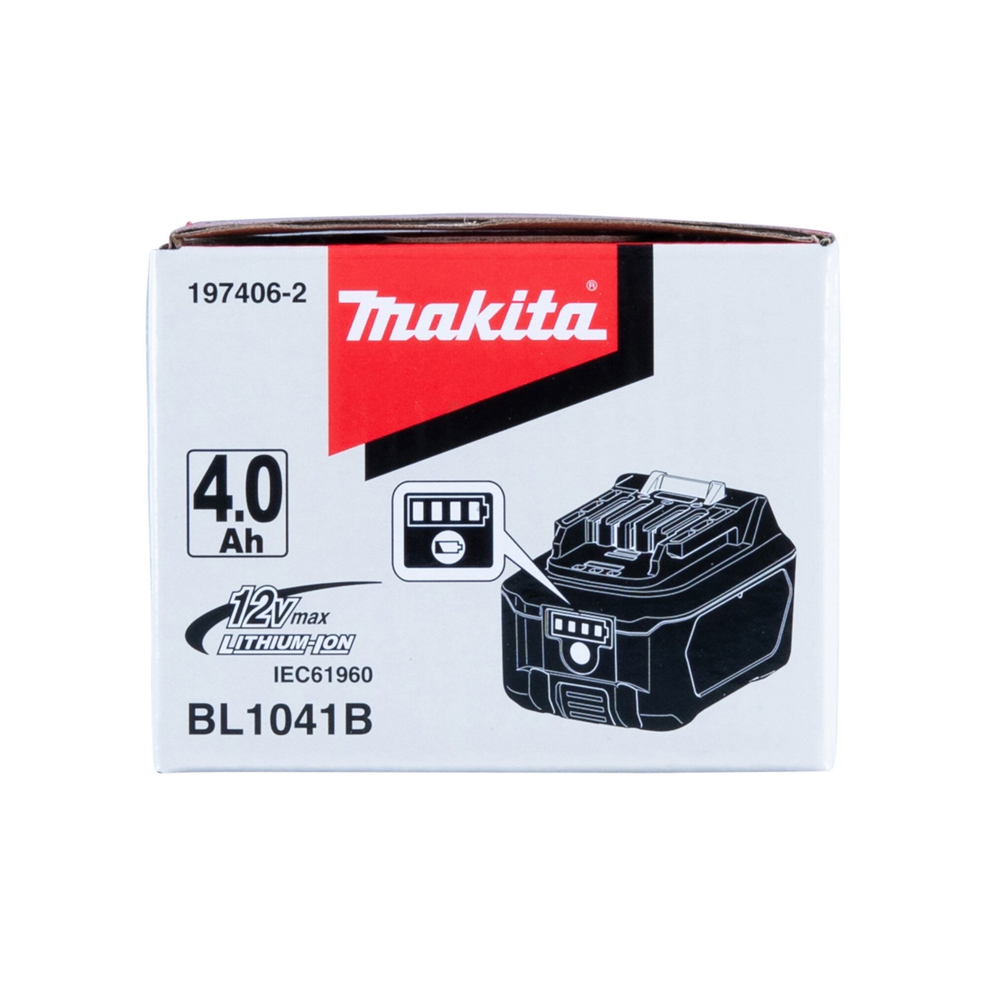Makita Makita Akku-BL1041B Li 12,0V 4,0Ah 197406-2 Akkupacks