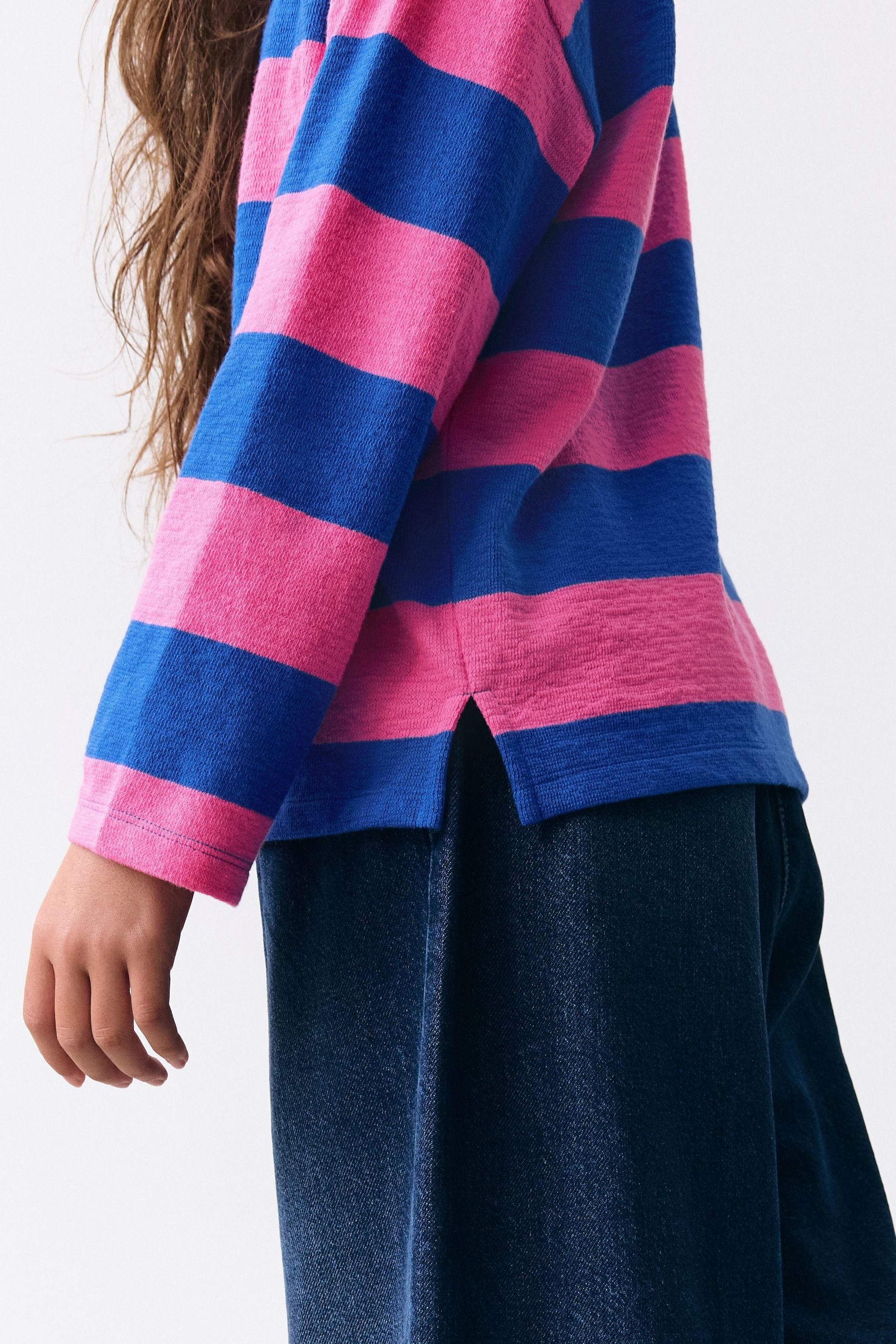 Next Langarmshirt Strukturierte Langarmshirts (1-tlg)