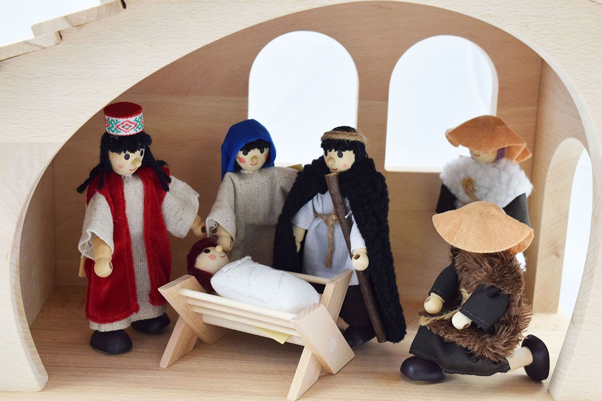 Winzlinge Biegepuppe Weihnachtskrippe (15-tlg)