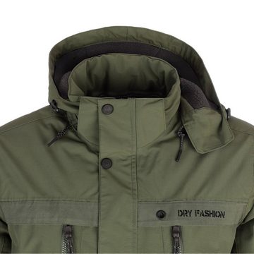 Dry Fashion Winterjacke Herren Funktionsparka Aalborg warm gefüttert - wind- und wasserdicht