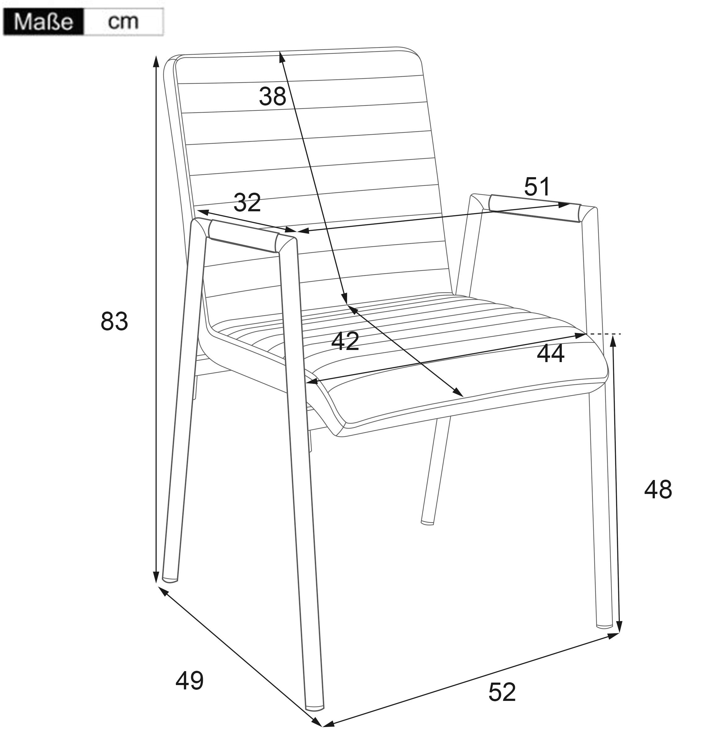 St), | Stühle Stuhl Esszimmerstuhl Vertikal gestreifte Schlafzimmer-Wohnzimmerstuhl, Ulife Grau moderne (2 Grau Set Sessel, 2er