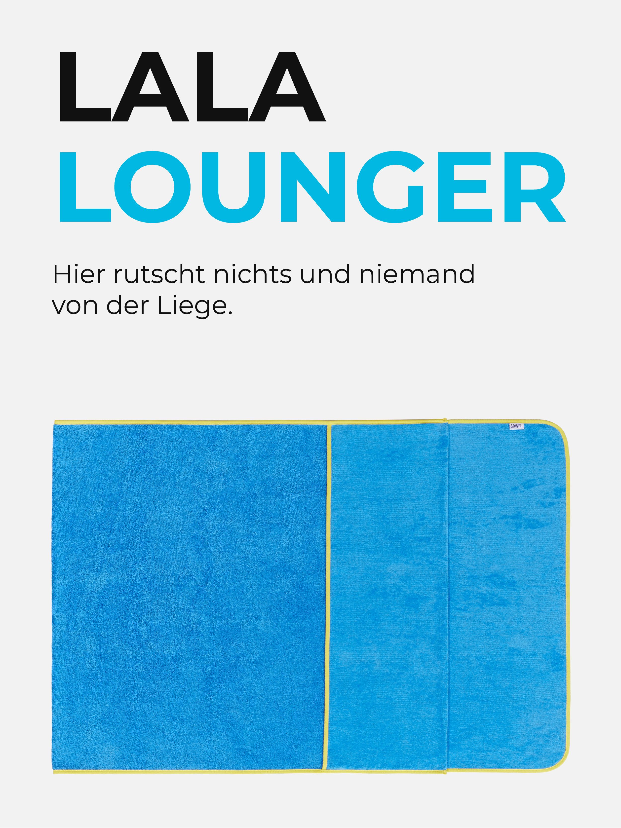 Sowel Liegenauflage LaLa Lounger, 100% Bio-Baumwolle, Rutschfestes Strandtu günstig online kaufen