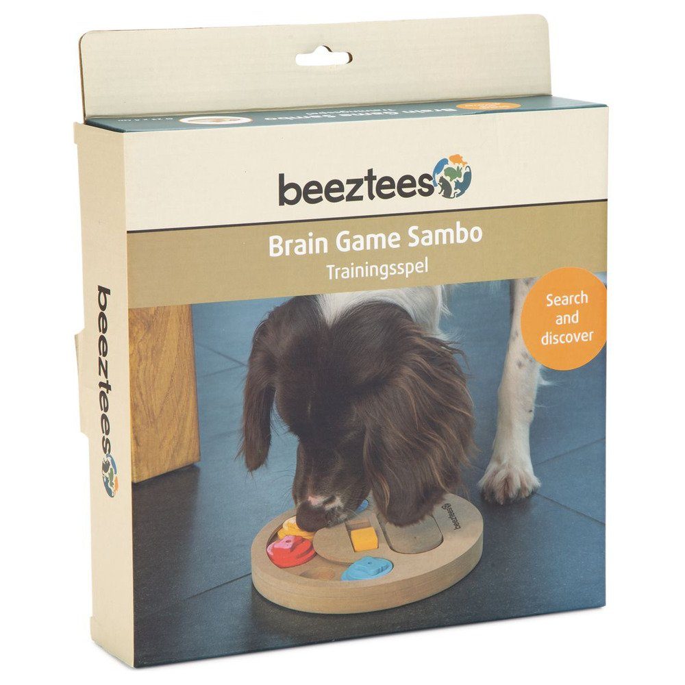 Beeztees Tier-Intelligenzspielzeug Hundespielzeug Sambo Training Holz