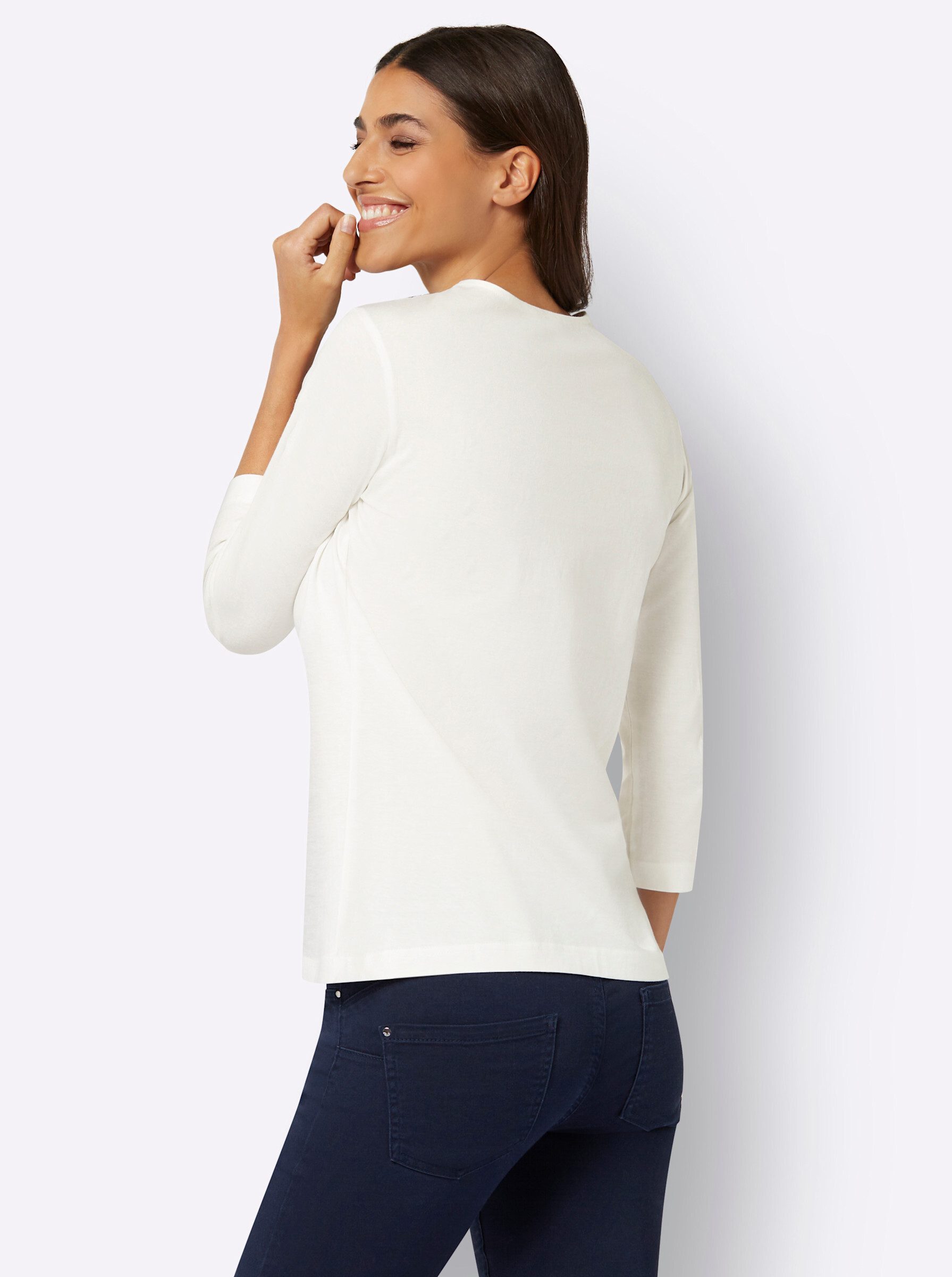 Sieh an! T-Shirt 3/4-Arm-Shirt günstig online kaufen