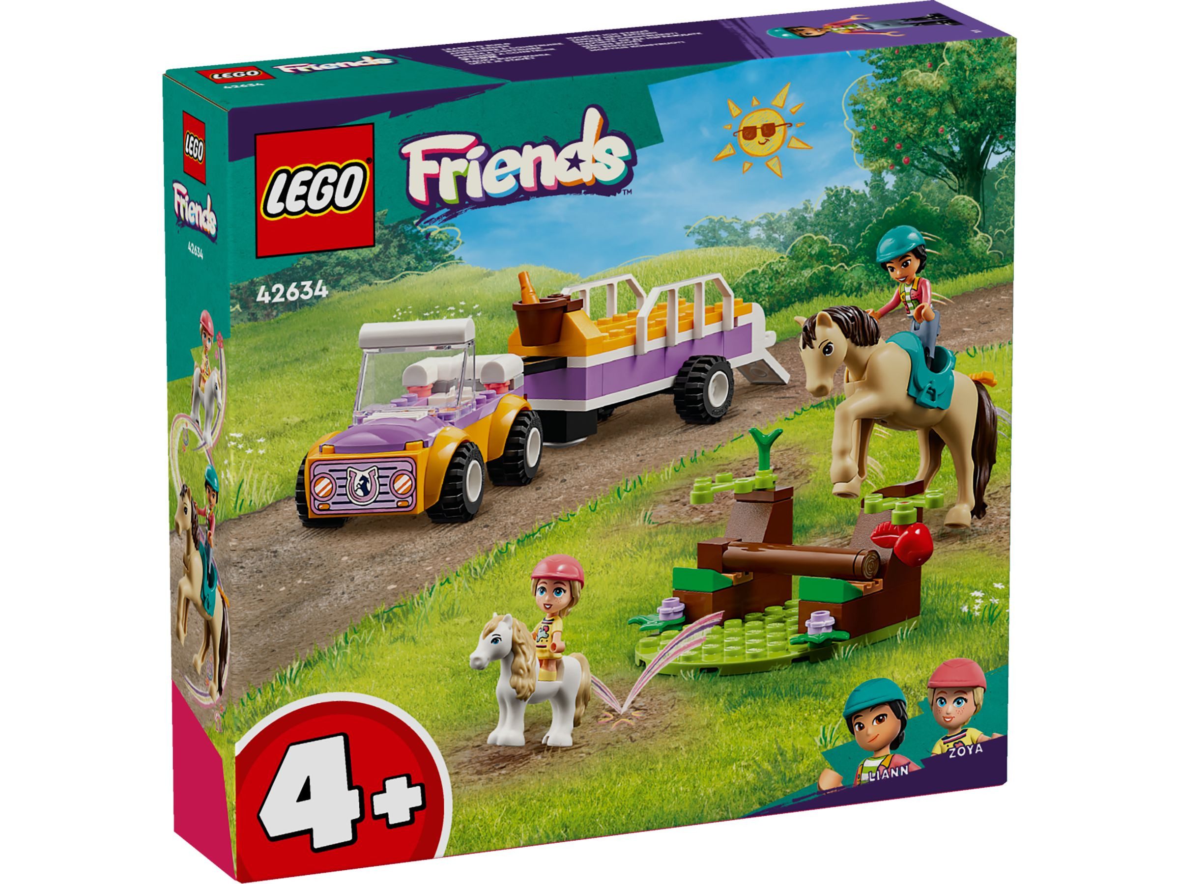 LEGO® LEGO® Friends 42634 Pferde- und Pony-Anhänger Konstruktionsspielstein günstig online kaufen