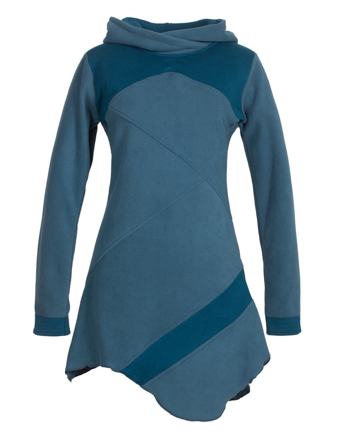 Vishes Minikleid Asymmetrisches Patchwork Kleid - günstig online kaufen
