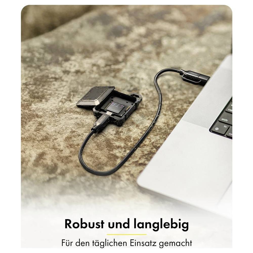ICY BOX Festplatten-Gehäuse IB-1601MP-CU31 M.2 SSD-Gehäuse USB-C® (USB 3.2 Gen 2) 10 GBit/s M.2, UASP Unterstützung