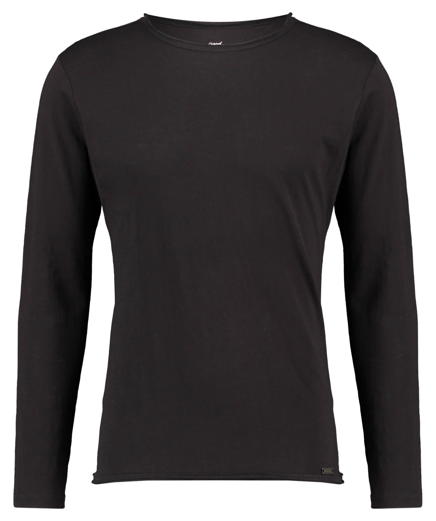 Key Largo T-Shirt Herren Shirt "MLS Cheese" Langarm (1-tlg) schwarz (15)
