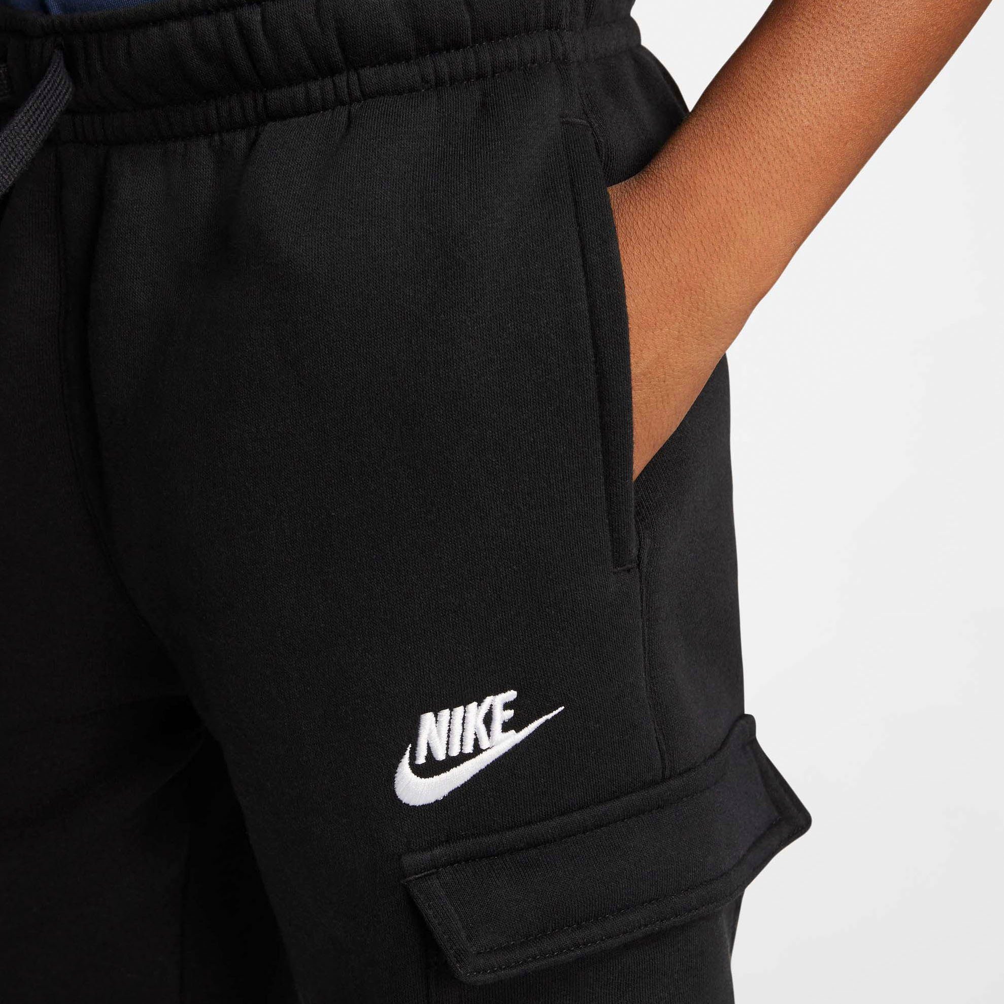 Nike Sportswear Jogginghose Kids' Pants Club Cargo schwarz (Boys) Big