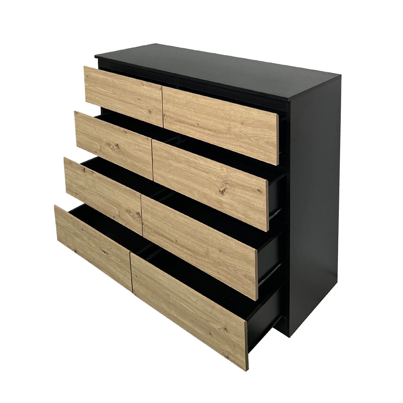 HTI-Living Sideboard Moderne Kommode mit 8 grifflosen Schubladen (Stück, 1 günstig online kaufen