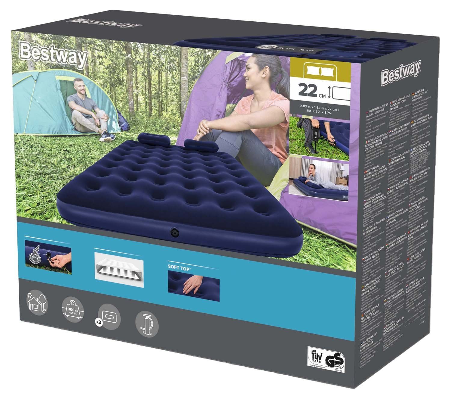 Bestway Luftbett Luftbett Aerolux mit Handpumpe günstig online kaufen