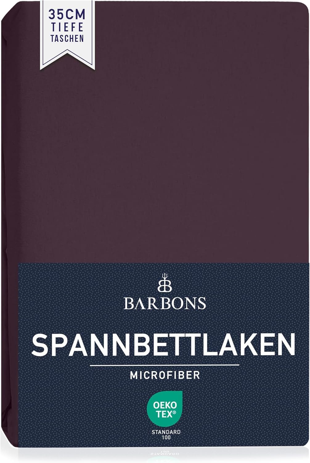 BARBONS Spannbettlaken Mikrofaser Bettlaken, 35 cm Tiefe Spannbetttuch, Geb günstig online kaufen