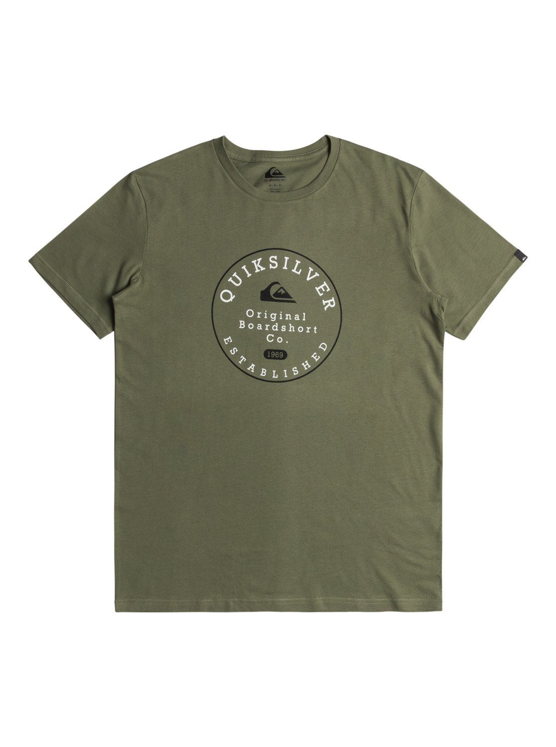 Circle T-Shirt Quiksilver Leaf Trim Four Clover