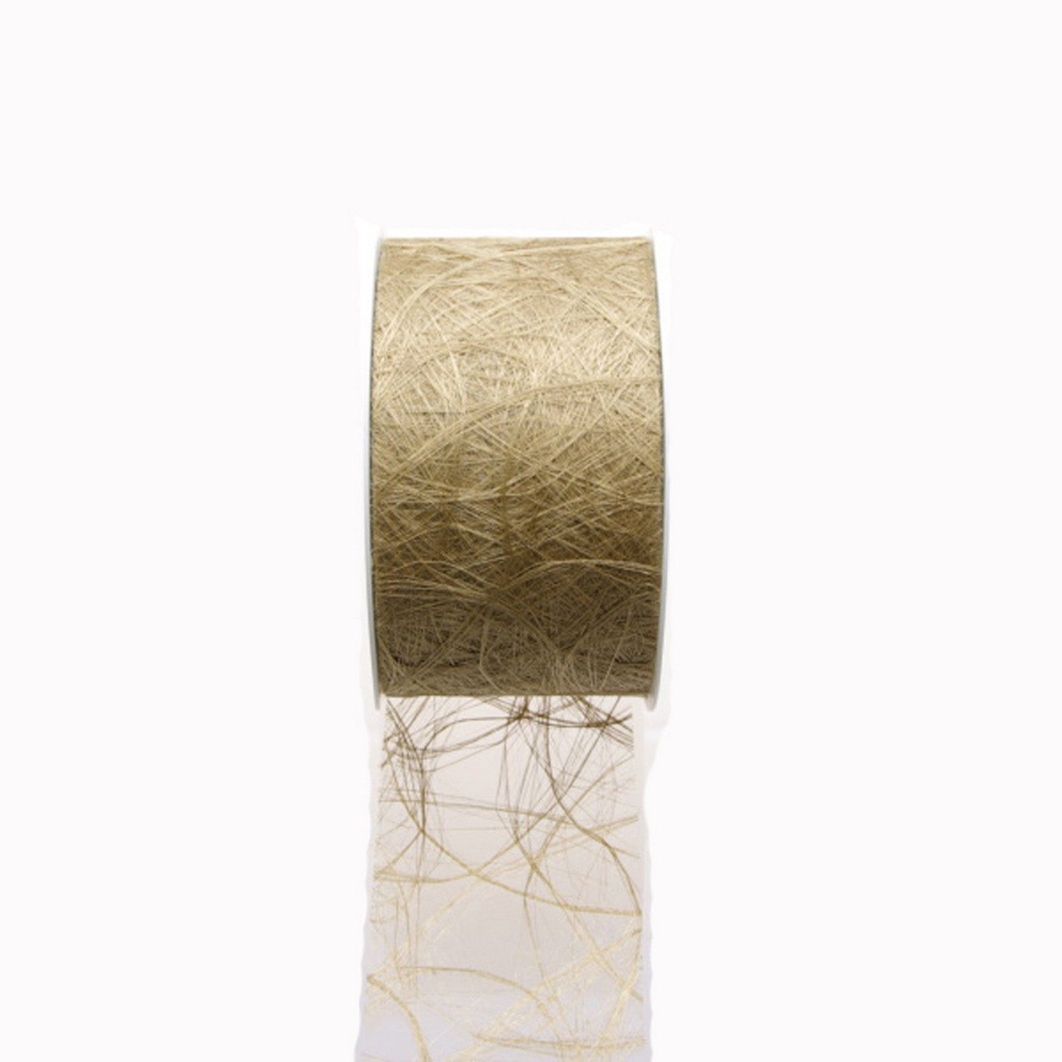 Tischläufer Sizoweb Tischband - Hussenband - dunkel gold - 7,9 cm breit - 50 Mete