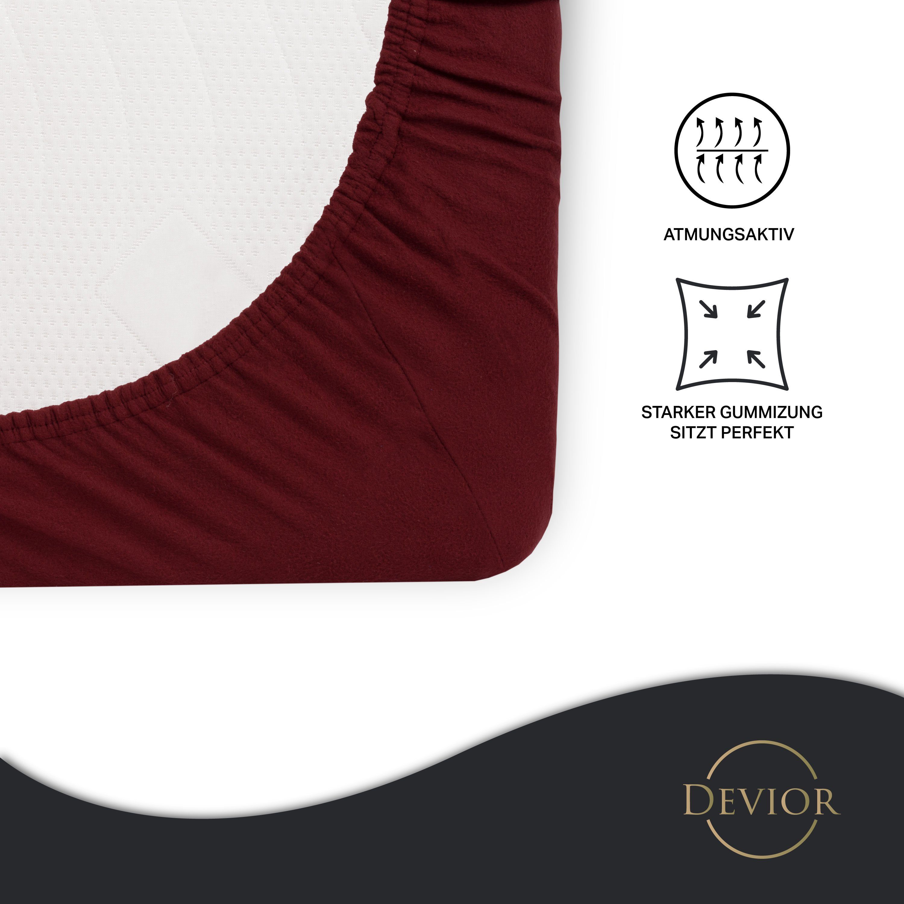 Devior Spannbettlaken Spannbetttuch Bettlaken Winter Flausch günstig online kaufen