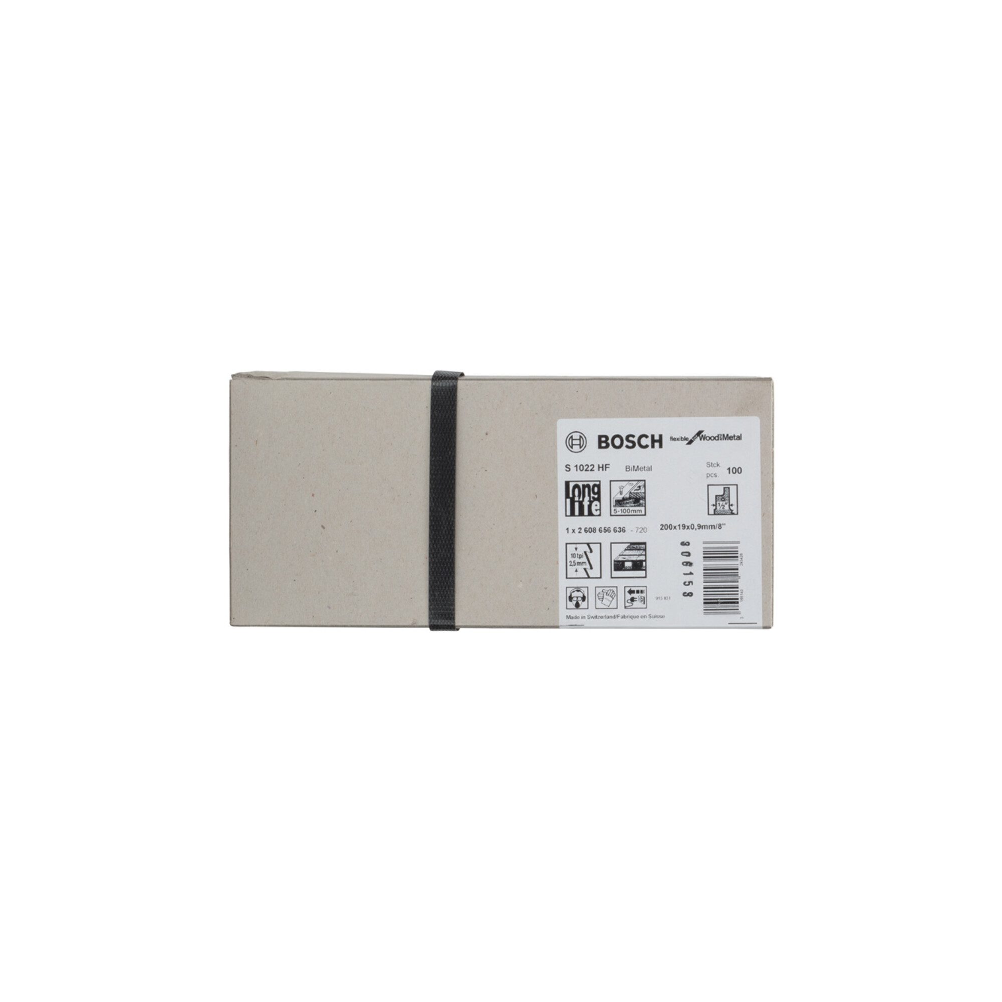 Bosch Professional Säbelsäge Bosch Säbelsägeblatt S 1022 HF, Flexible for Wood and Metal 100 Stk