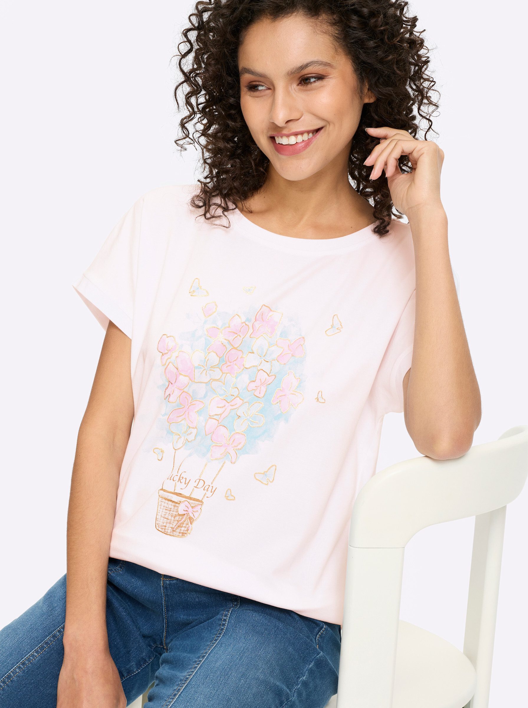 heine T-Shirt T-Shirt Kurzarm