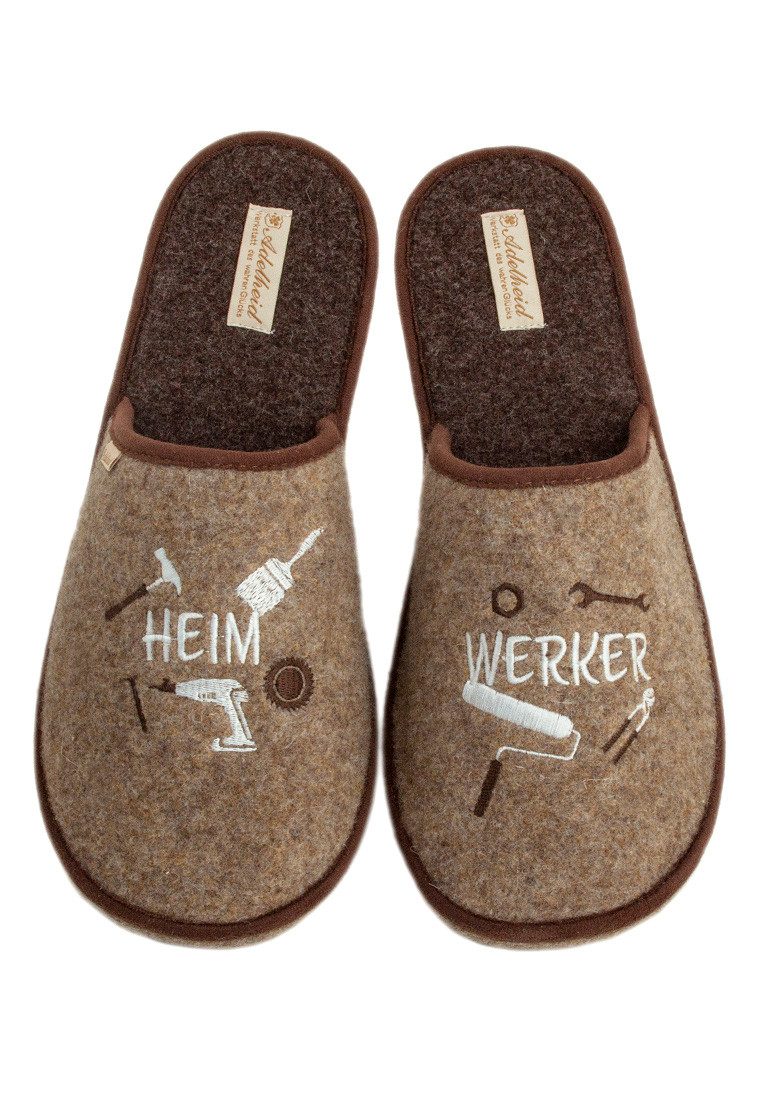 ADELHEID Heimwerker Filzpantoffel Pantoffel