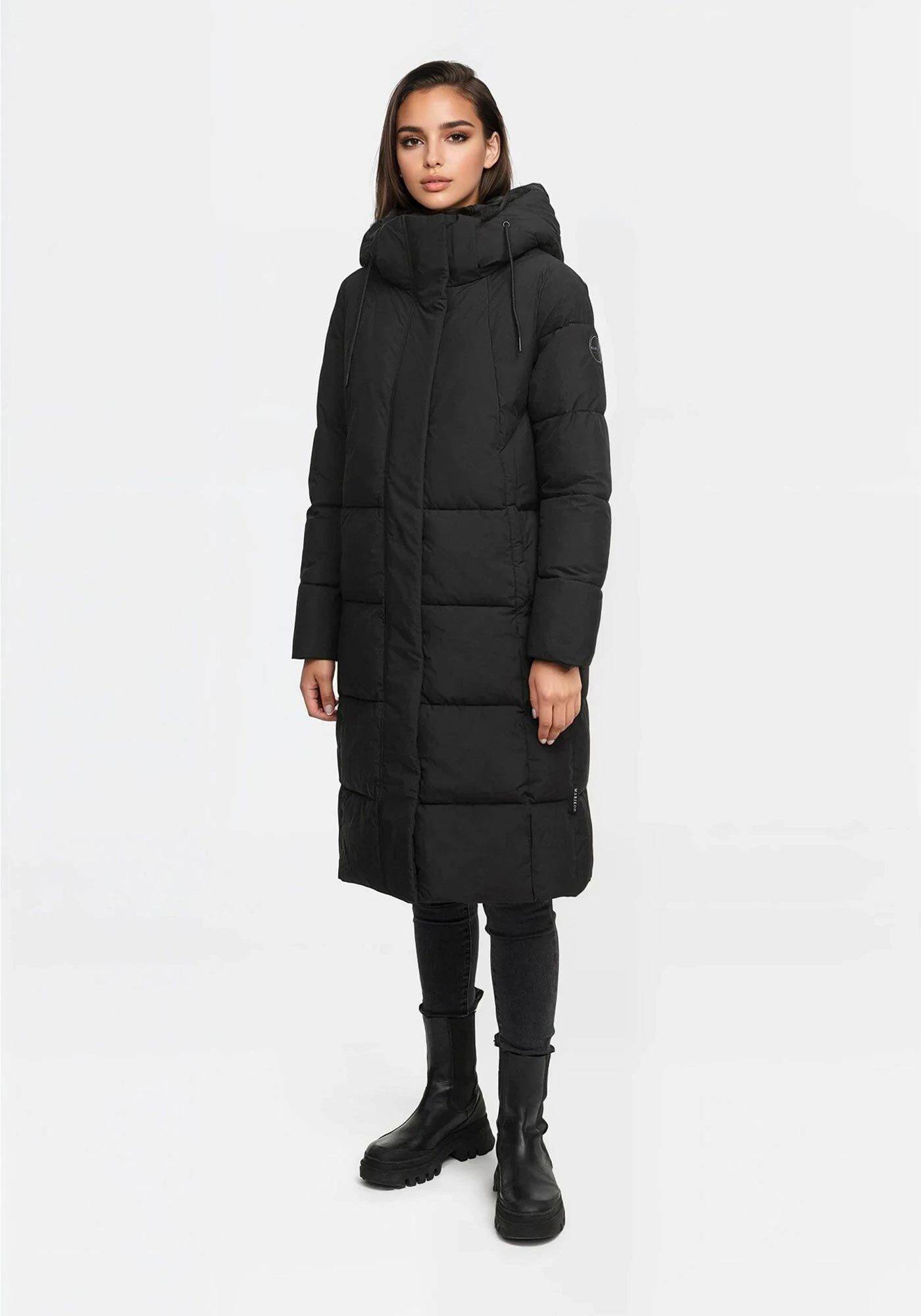 Marikoo Winterjacke Tabiaa Bewegungsschlitz am unteren Saum