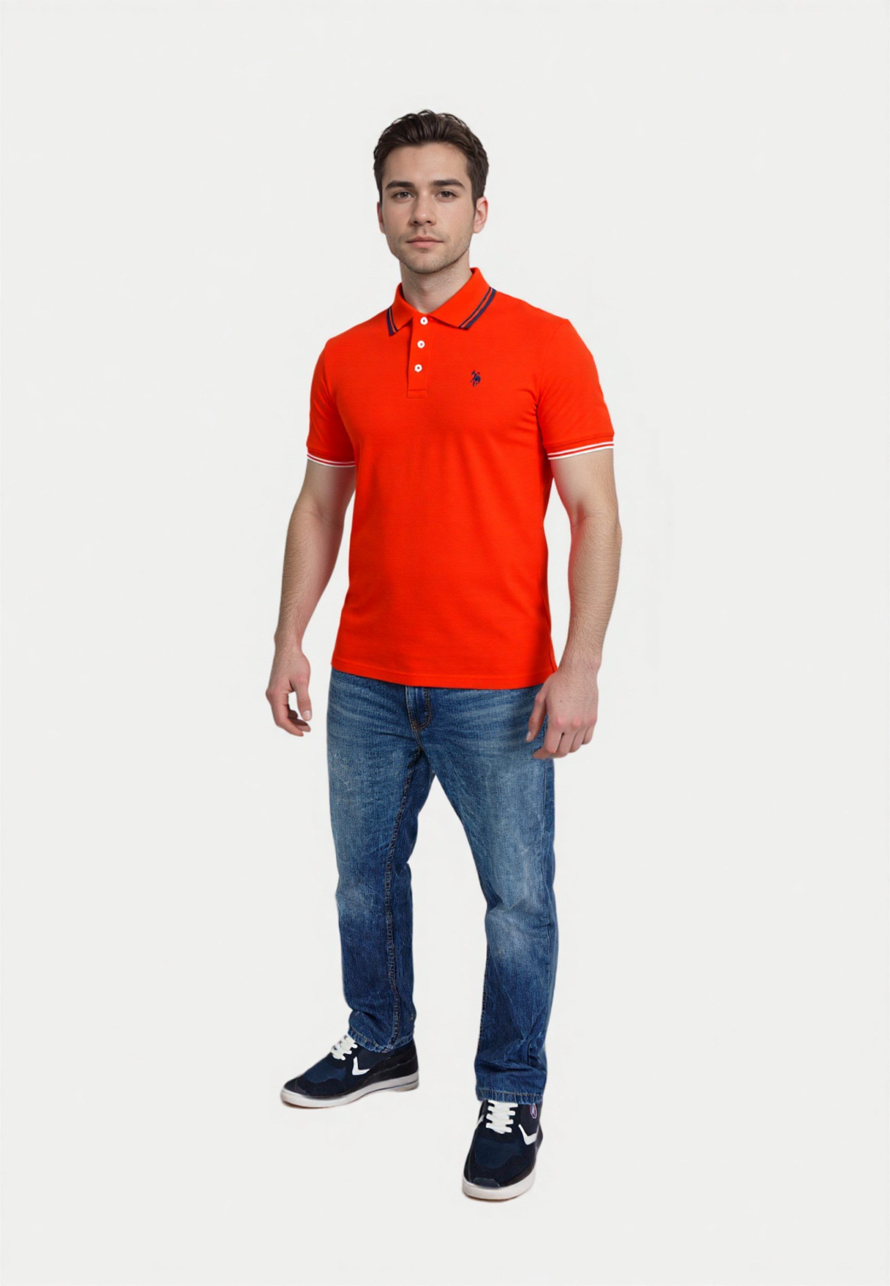 U.S. Polo Assn. Poloshirt Poloshirt Shortsleeve Barney (1-tlg., 1)