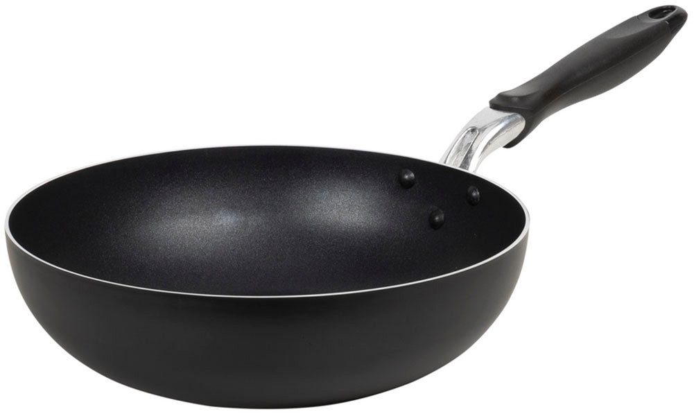 RESTO Kitchenware Wok Antares, Bratpfanne antihaftbeschichtet und spülmaschinenfest, Aluminium (1-tlg), Induktion, für alle Herdarten geeignet