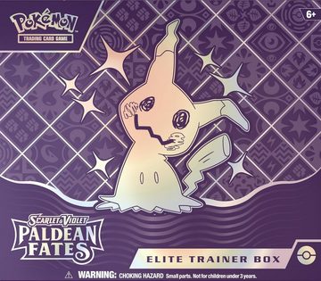 POKÉMON Sammelkarte Pokémon Scarlet & Violet 4.5 Paldean Fates Elite Trainer Box, Englisch