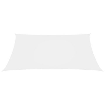 furnicato Sonnenschirm Sonnensegel Oxford-Gewebe Rechteckig 2x4 m Weiß